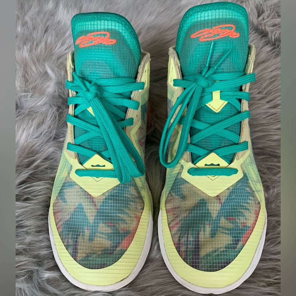 Nike React LeBron 18 Low EP “LeBronold Palmer” Size Mens 9 Bright Mango Lime